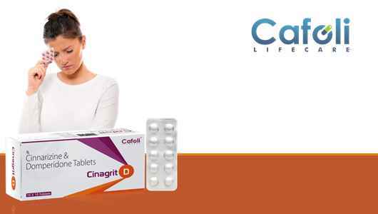 Cinagrit D Tablet at Best Price in Gastrointestinal Franchise for Nausea Relief and Motion Sickness.